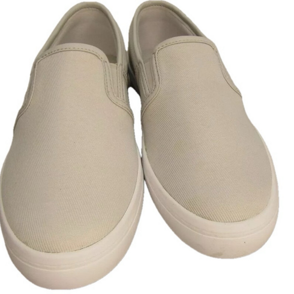 NEW LACOSTE Womens Tatalya 319 Slip On Shoes Comfort Casual Flat Gray Size 6 - Picture 1 of 8